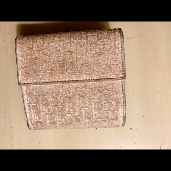 Dior Pink and White Monogram Wallet Y2K JG era - Picture 5 of 6